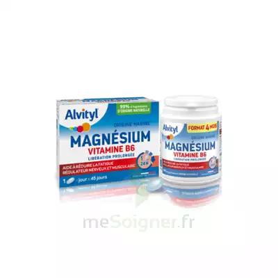 Alvityl Magnésium Vitamine B6 Libération Prolongée Comprimés Lp B/45 à Aubervilliers